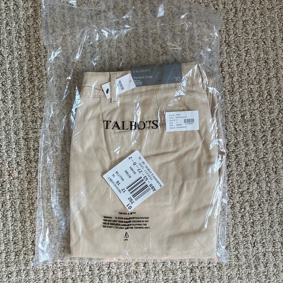 Talbots Perfect Crop - Light Tan - Picture 8 of 8